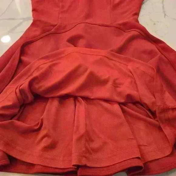 Lulus The Way You Look Tonight Skater Halter Dress Red Womens Size Medium - Picture 5 of 10